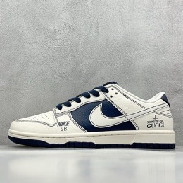 [홍콩명품.NIKE] 나이키 25SS 로고 남여 에어 조던 AJ1 로우탑 스니커즈 운동화 (화이트-네이비), SE5040, S3, 명품스니커즈,운동화,구두,로퍼,하이탑,신발