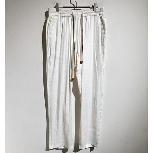 [홍콩명품.Loro Piana] 로로피아나 25SS 로고 린넨 팬츠 바지 (3컬러), BM21089, X2, 홍콩명품의류,구매대행,온라인명품