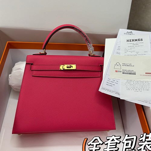[홍콩명품.Hermes] 에르메스 25SS 로고 KELLY 25 토트백 핸드백 (핑크-금장), BGM4804, H3, 홍콩명품가방,명품쇼핑몰,크로스백,핸드백,구매대행