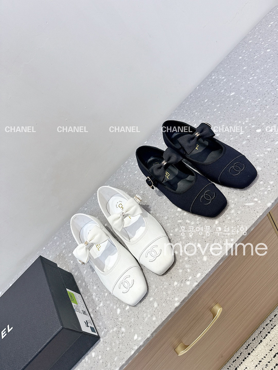[홍콩명품.CHANEL] 샤넬 25SS 로고 여성 굽 단화 구두 (2컬러), SE5158, S4W, 명품스니커즈,운동화,구두,로퍼,하이탑,신발