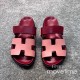 [홍콩명품.Hermes] 에르메스 25SS 로고 남여 레더 가죽 시프레 샌들 슬리퍼 (핑크), SE5251, GHS, 명품스니커즈,운동화,구두,로퍼,하이탑,신발