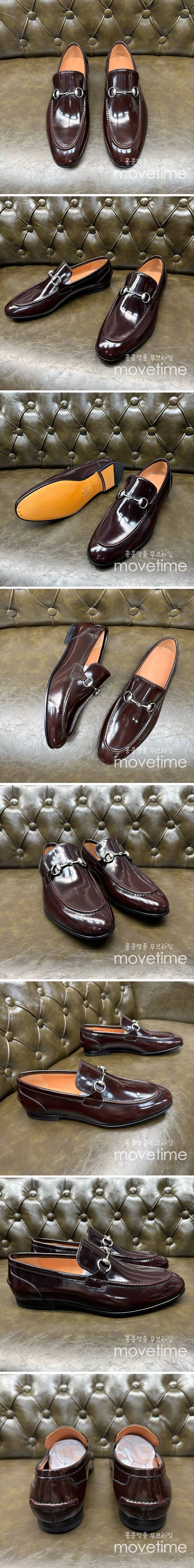 [홍콩명품.Gucci] 구찌 25SS 로고 레더 가죽 정장 구두 (브라운), SE5265, GHS, 명품스니커즈,운동화,구두,로퍼,하이탑,신발