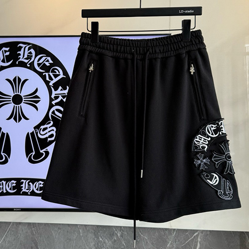 [명품레플리카.Chrome Hearts] 크롬하츠 25SS 로고 자수 쇼츠 반바지 (4컬러), BM21153, G5, 홍콩명품의류,구매대행,온라인명품