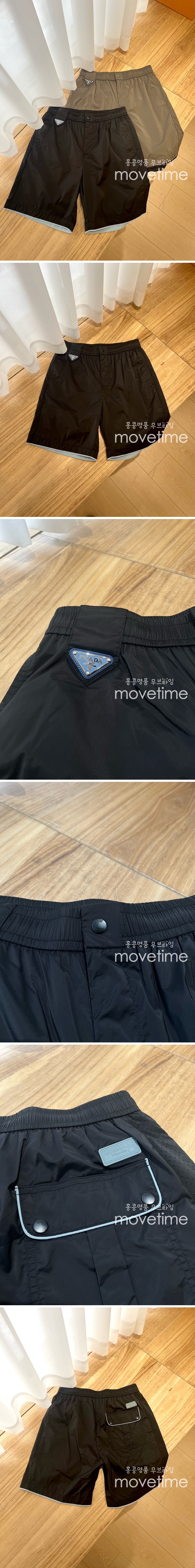 [명품레플리카,PRADA] 프라다 25SS 삼각로고 쇼츠 반바지 (2컬러), BM21156, G5, 홍콩명품의류,구매대행,온라인명품