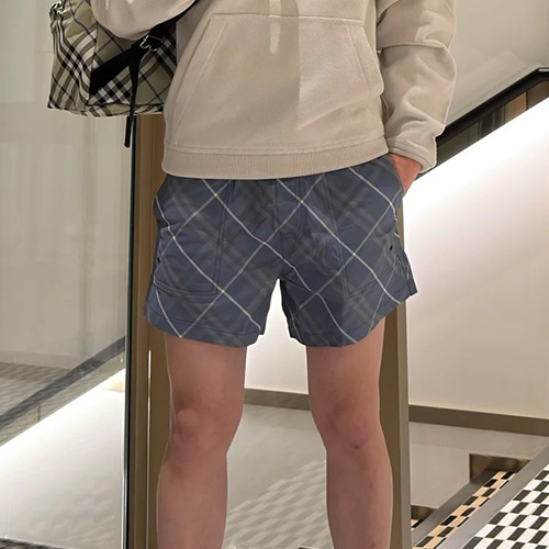 [명품레플리카.Burberry] 버버리 25SS 로고 체크패턴 쇼츠 반바지 (2컬러), BM21179, KB, 홍콩명품의류,구매대행,온라인명품