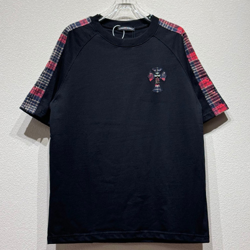 [명품레플리카.Chrome Hearts] 크롬하츠 25SS 로고 크로스 반팔 티셔츠 (2컬러), BM21207, KB, 홍콩명품의류,구매대행,온라인명품