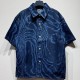 [명품레플리카.LOUIS VUITTON] 루이비통 25SS 로고 데님 반팔 남방 셔츠 + 데님 쇼츠 반바지 상하의 세트, BM21220, KB, 홍콩명품의류,구매대행,온라인명품