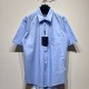 [명품레플리카.LOUIS VUITTON] 루이비통 25SS 로고 반팔 남방 셔츠 (스카이블루), BM21223, KB, 홍콩명품의류,구매대행,온라인명품