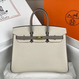 [명품레플리카.Hermes] 에르메스 25SS 로고 Birkin25 토트백 핸드백 (아이보리-금장), BGM4816, BDA, 홍콩명품가방,명품쇼핑몰,크로스백,핸드백,구매대행