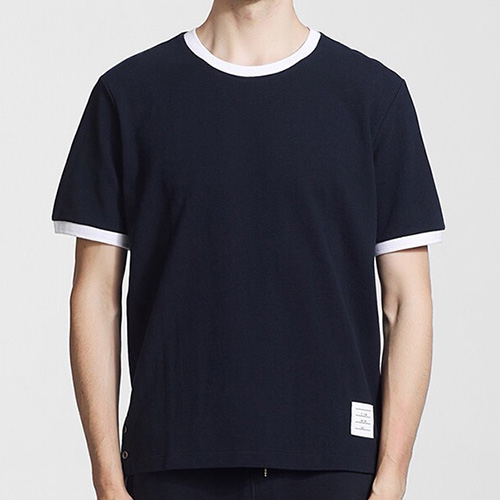 [홍콩명품.THOME BROWNE] 톰브라운 25SS 로고 반팔 티셔츠 (3컬러), BM21408, TB1, 명품레플리카,미러급,온라인쇼핑몰사이트
