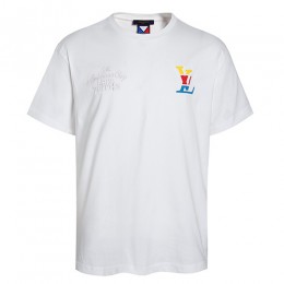 [홍콩명품.LOUIS VUITTON] 루이비통 25SS 로고 그래픽 반팔 티셔츠 (화이트), BM21429, JU, 명품레플리카,미러급,온라인쇼핑몰사이트
