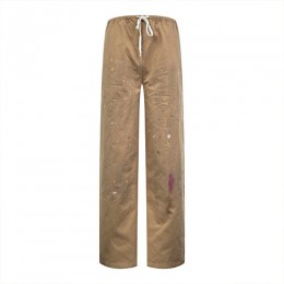 [홍콩명품.Maison Margiela] 메종마르지엘라 25SS 로고 린넨 팬츠 바지 (카라멜), BM21491, JU, 명품레플리카,미러급,온라인쇼핑몰사이트