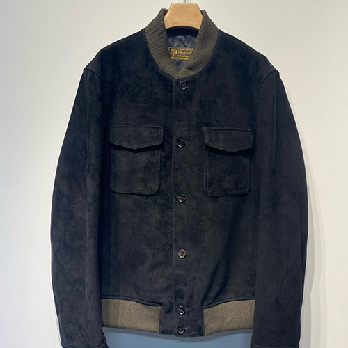 [홍콩명품.Loro Piana] 로로피아나 25SS 로고 레더 가죽 봄버 자켓 (블랙), BM21545, JL, 명품레플리카,미러급,온라인쇼핑몰사이트