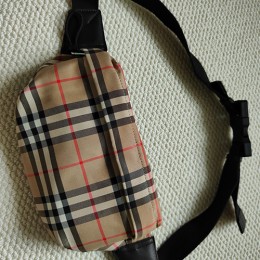 [홍콩명품.Burberry] 버버리 25SS 로고 체크패턴 벨트백 힙색 (베이지), BGM4891, JL, 홍콩명품가방,명품쇼핑몰,크로스백,핸드백,구매대행