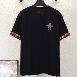 [홍콩명품.Chrome Hearts] 크롬하츠 25SS 로고 자수 반팔 티셔츠 (2컬러), BM21549, TOP, 명품레플리카,미러급,온라인쇼핑몰사이트