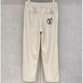 [홍콩명품.LOUIS VUITTON] 루이비통 25SS 로고 자수 조거 팬츠 바지 (아이보리), BM21552, G5, 명품레플리카,미러급,온라인쇼핑몰사이트