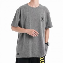 [홍콩명품.Chrome Hearts] 크롬하츠 25SS 로고 프린트 반팔 티셔츠 (그레이), BM21568, JU, 명품레플리카,미러급,온라인쇼핑몰사이트