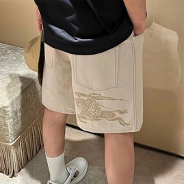 [홍콩명품.Burberry] 버버리 25SS 로고 데님 쇼츠 반바지 (베이지), BM21573, JU, 명품레플리카,미러급,온라인쇼핑몰사이트