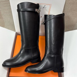 [홍콩명품.Hermes] 에르메스 25SS 로고 여성 레더 가죽 롱 부츠 (블랙), SE5329, H3, 명품스니커즈,운동화,구두,로퍼,하이탑,신발