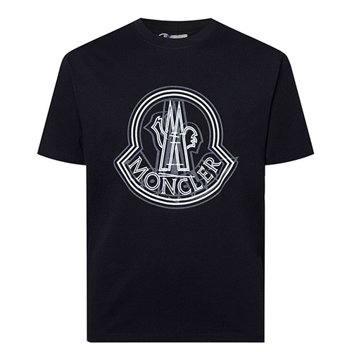 [홍콩명품.MONCLER] 몽클레어 25SS 로고 그래픽 프린트 반팔 티셔츠 (2컬러), BM21578, JU, 명품레플리카,미러급,온라인쇼핑몰사이트