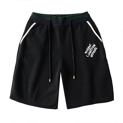 [홍콩명품.LOUIS VUITTON] 루이비통 25SS 로고 자수 쇼츠 반바지 (블랙), BM21608, JU, 명품레플리카,미러급,온라인쇼핑몰사이트