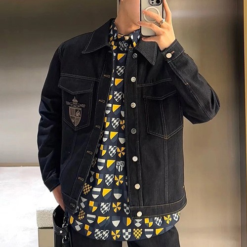[홍콩명품,FENDI] 펜디 25SS 로고 데님 자켓, BM21613, JU, 명품레플리카,미러급,온라인쇼핑몰사이트