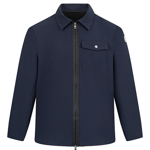 [홍콩명품.MONCLER] 몽클레어 25SS 로고 카라 집업 자켓 (네이비), BM21664, KK, 홍콩명품가방,명품쇼핑몰,크로스백,핸드백,구매대행