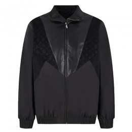 [가격문의][홍콩명품.LOUIS VUITTON] 루이비통 25SS 로고 모노그램 레더 가죽 레이어드 봄버 자켓 (블랙), BM21682, KK, 홍콩명품가방,명품쇼핑몰,크로스백,핸드백,구매대행