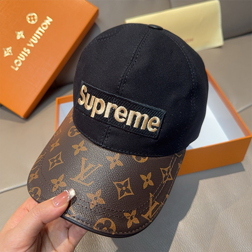 [홍콩명품.LOUIS VUITTON] 루이비통 25SS 로고 슈프림 콜라보 볼캡 모자 (2컬러), CA0384, NNT, 홍콩명품쇼핑몰,인터넷명품,온라인명품사이트,남자명품,해외직구