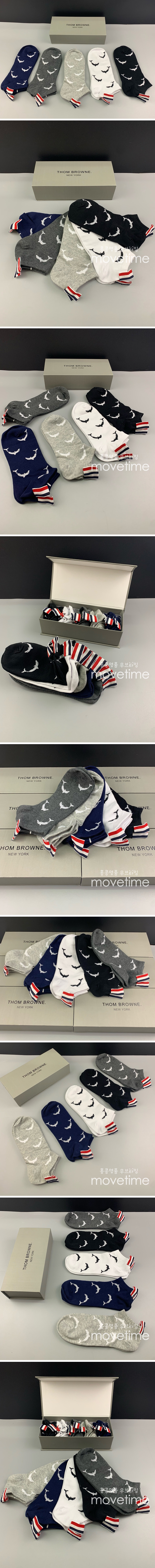[홍콩명품.THOME BROWNE] 톰브라운 25SS 로고 명품 브랜드 모음 선물용 양말 종아리양말 롱삭스 5종, ET3107, NNT, 홍콩명품의류,구매대행,온라인명품