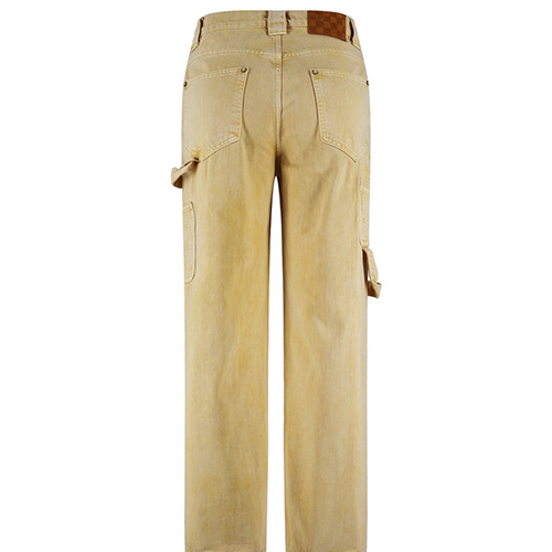 [홍콩명품.LOUIS VUITTON] 루이비통 25SS 로고 모노그램 데님 팬츠 진 청바지 (베이지), BM21707, JL, 레플리카의류,미러급사이트