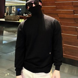 [홍콩명품,Christian Dior] 디올 25SS 로고 BEE 자수 하이넥 캐시미어 니트 스웨터 (블랙), BM21710, JL, 레플리카의류,미러급사이트