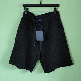 [홍콩명품.LOUIS VUITTON] 루이비통 25SS 로고 모노그램 쇼츠 반바지 (블랙), BM21711, JL, 레플리카의류,미러급사이트
