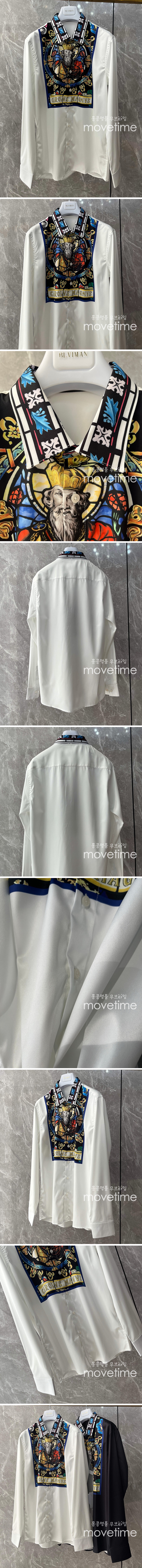 [가격문의][홍콩명품.D&G] 돌체앤가바나 25SS 로고 패턴 남방 셔츠 (화이트), BM21736, SAM, 레플리카의류,미러급사이트