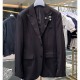 [가격문의][홍콩명품,Christian Dior] 디올 25SS 로고 브로치 정장 수트 자켓 (블랙), BM21749, SAM, 레플리카의류,미러급사이트