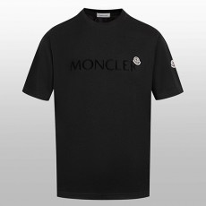 [가격문의][홍콩명품.MONCLER] 몽클레어 25SS 로고 반팔 티셔츠 (블랙), BM21756, G5, 레플리카의류,미러급사이트