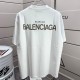 [가격문의][홍콩명품.BALENCIAGA] 발렌시아가 25SS 로고 프린트 반팔 티셔츠 (화이트), BM21759, G5, 레플리카의류,미러급사이트
