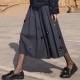 [홍콩명품,PRADA] 프라다 25SS 삼각로고 여성 미디 스커트 (다크그레이), BM21791, COCO, 레플리카의류,미러급사이트