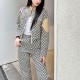 [홍콩명품.LOUIS VUITTON] 루이비통 25SS 로고 여성 다미에 데님 자켓 + 데님 오버핏 팬츠 바지 상하의 세트 (블랙-화이트), BM21817, COCO, 레플리카의류,미러급사이트