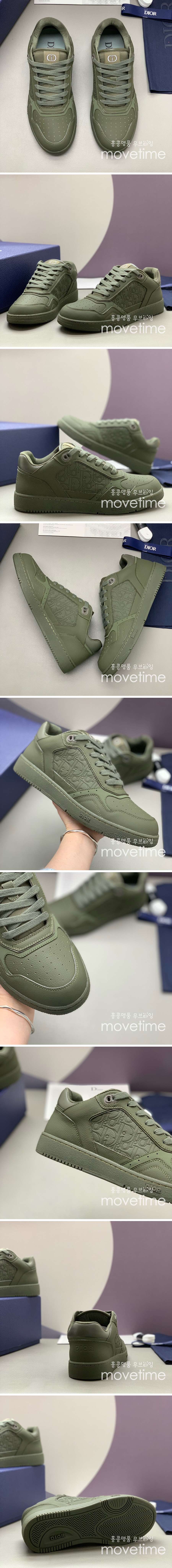 [홍콩명품,Christian Dior] 디올 25SS 로고 오블리크 B27 스니커즈 운동화 (카키), SE5347, PMD, 명품스니커즈,운동화,구두,로퍼,하이탑,신발