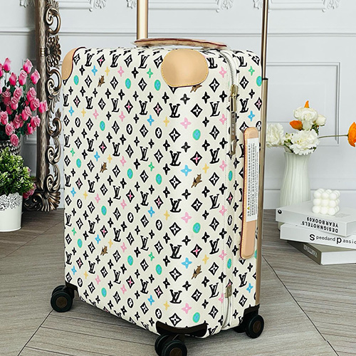 [홍콩명품.LOUIS VUITTON] 루이비통 25SS 로고 모노그램 레더 호라이즌55 캐리어 (화이트), CR134, B4, 홍콩명품쇼핑몰,무브타임,악세사리,잡화,생활용품