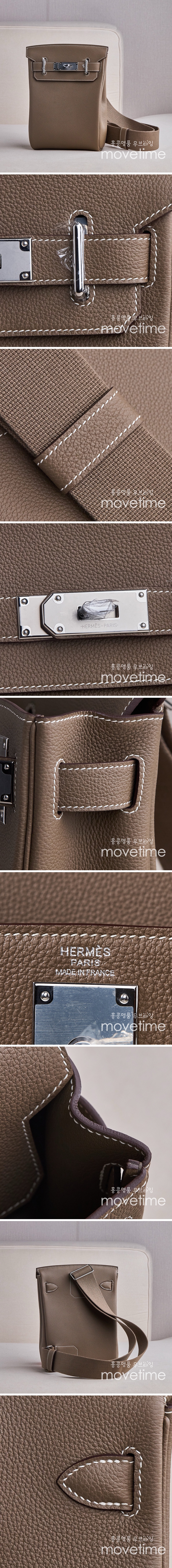[홍콩명품.Hermes] 에르메스 25SS 로고 Hac a dos 18 토트백 크로스백 (브라운-은장), BGM5058, BDA, 홍콩명품가방,명품쇼핑몰,크로스백,핸드백,구매대행