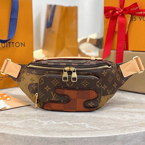 [홍콩명품.LOUIS VUITTON] 루이비통 25SS 로고 러시 범백 모노그램 다미에 남성 크로스백 힙색 벨트백  M15271, BGM5099, BDA, 홍콩명품가방,명품쇼핑몰,크로스백,핸드백,구매대행