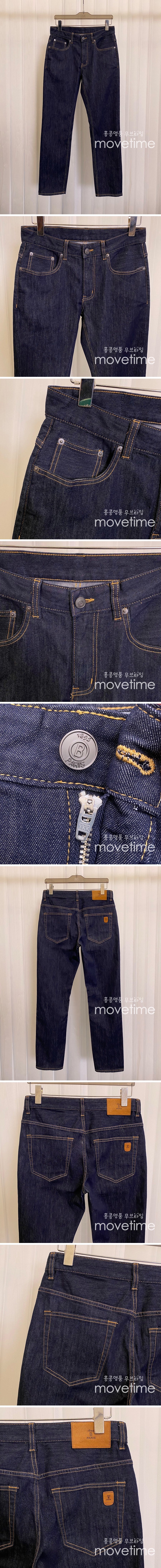 [홍콩명품.BERLUTI] 벨루티 25SS 로고 데님 팬츠 진 청바지, BM21877, KB, 레플리카의류,미러급사이트