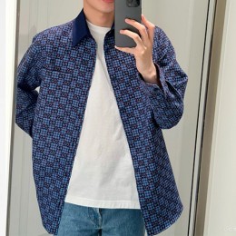 [가격문의][홍콩명품.Gucci] 구찌 25SS 로고 GG수프림 남방 셔츠 (2컬러), BM22009, KB, 레플리카의류,미러급사이트