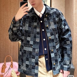 [가격문의][홍콩명품.LOUIS VUITTON] 루이비통 25SS 로고 다미에 데님 자켓 1AILMN, BM22027, KK, 레플리카의류,미러급사이트