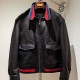 [홍콩명품.Gucci] 구찌 25SS 로고 레더 가죽 봄버 자켓 (블랙), BM22050, TOM, 레플리카의류,미러급사이트