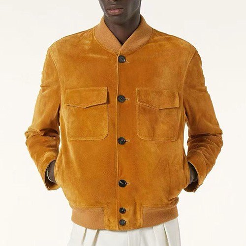 [홍콩명품.Loro Piana] 로로피아나 25SS 로고 레더 가죽 봄버 자켓 (2컬러), BM22058, TOM, 레플리카의류,미러급사이트