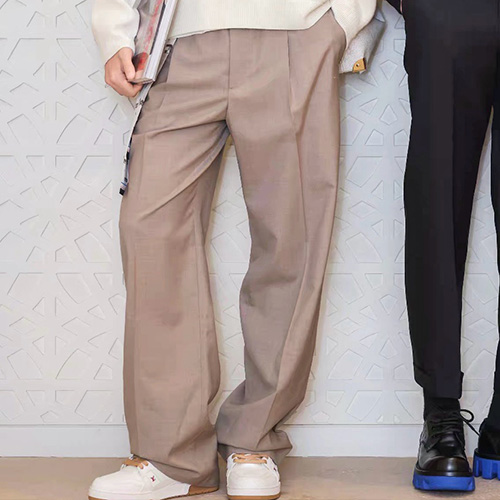 [홍콩명품.LOUIS VUITTON] 루이비통 25SS 로고 오버핏 팬츠 바지 (베이지), BM22094, KK, 레플리카의류,미러급사이트