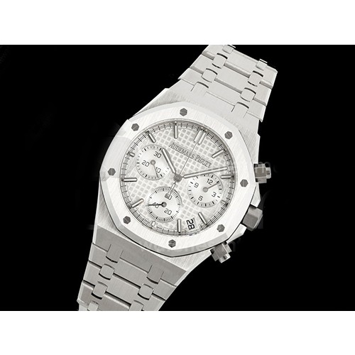 [홍콩명품시계.AUDEMARS PIGUET] 오데마피게 로얄오크 크로노 26240 41mm 화이트 다이얼